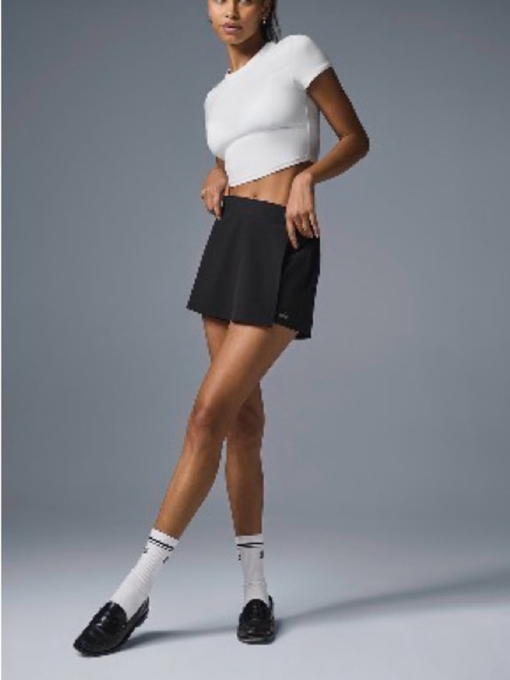 Alo Clubhouse Skort Black Sz S